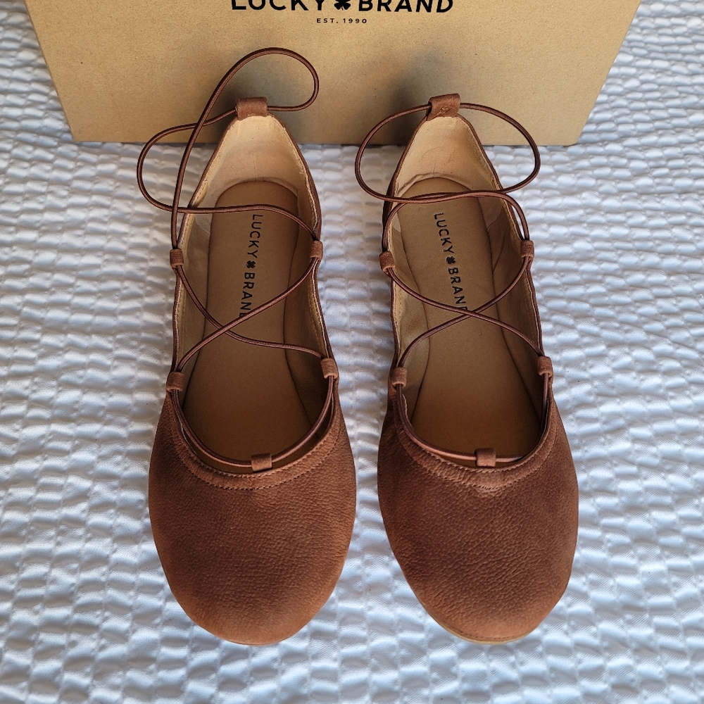 Lucky Brand Eaviee Toffee shoes